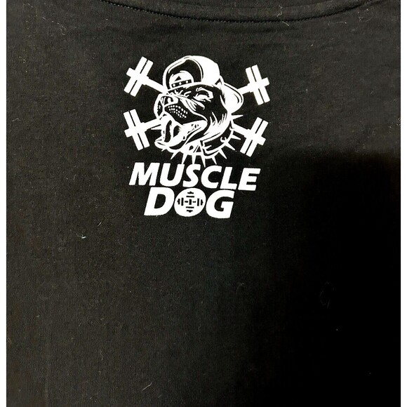 Muscle Dog American Bully Black Short Sleeves Unisex T Shirt Size M - Picture 4 of 6